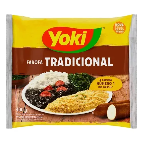 [Regional] Farofa de Mandioca Tradicional Yoki 400g