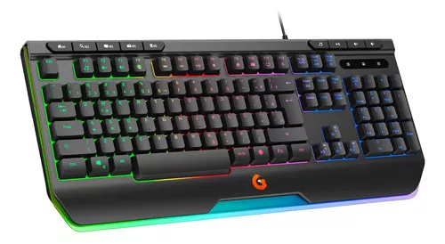 Teclado Gamer Genoav Spectral Light Membrana RGB ABNT2 11 Efeitos de Iluminação