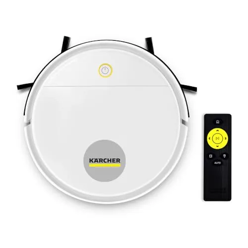 [APP] Robô Aspirador de Pó Karcher RCV 1 controle remoto 3 modos de limpeza sensor anti-queda e de colisão – Bivolt