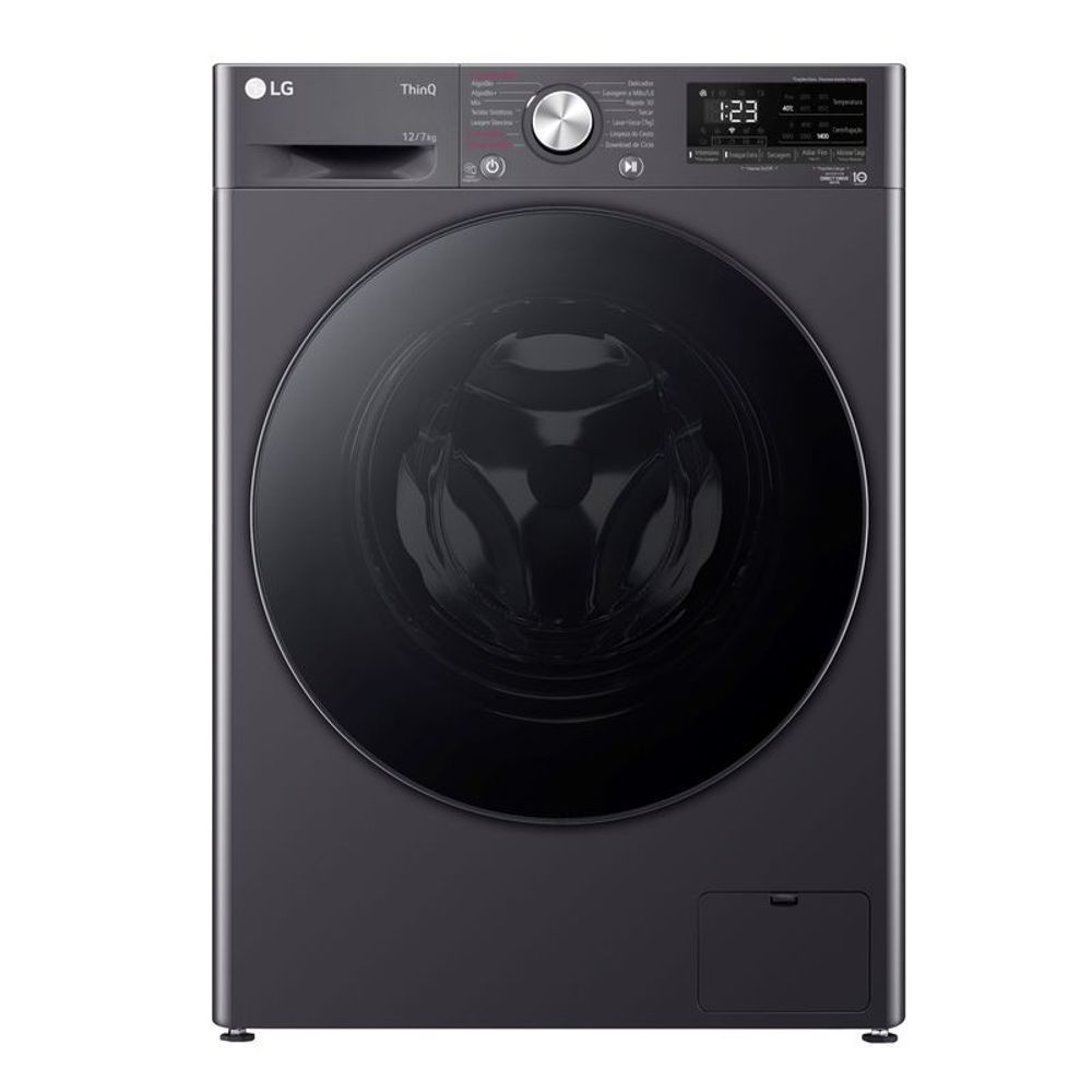 Lava e Seca Smart LG VC4 220V 12kg Titanium - valor à vista