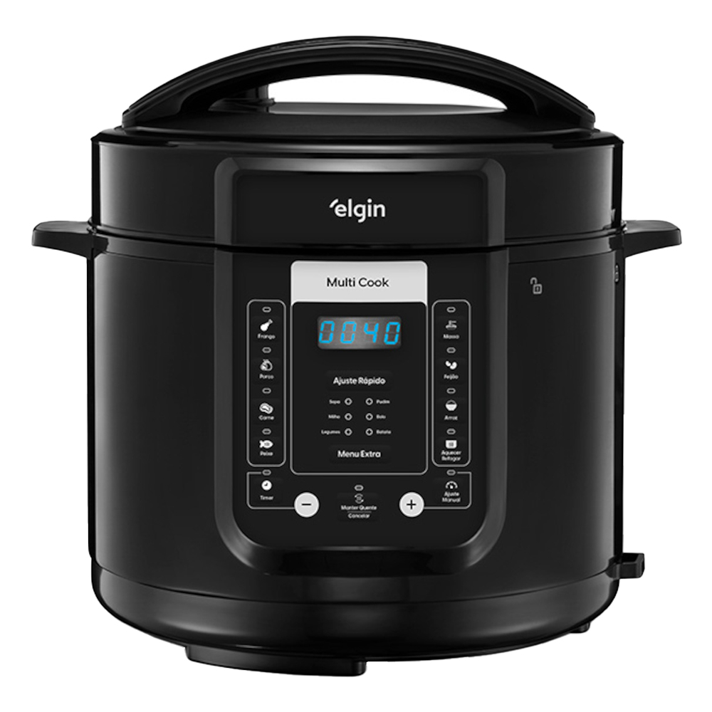 Panela De Pressão Digital Elgin Multi Cook 5L 900W - Preto - 110 Volts