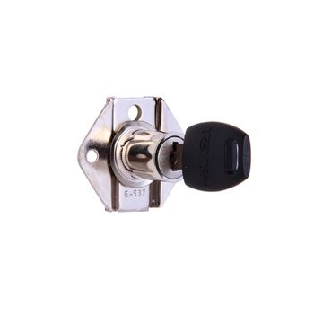 Fechadura 20mm para Gaveta Mesmo Segredo Niquelado 1 un FGVTN