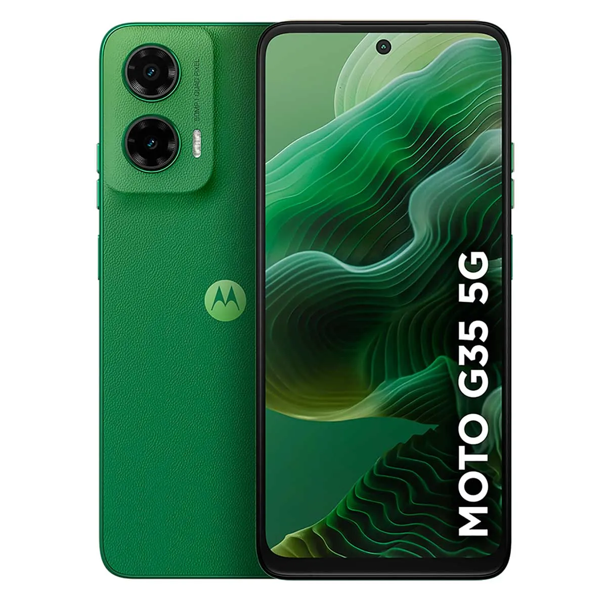 Smartphone Motorola Moto G35 5G 128GB 12GB Ram Boost e Camera 50MP com AI NFC Tela 6.7 com Superbrilho Verde Vegan Leather