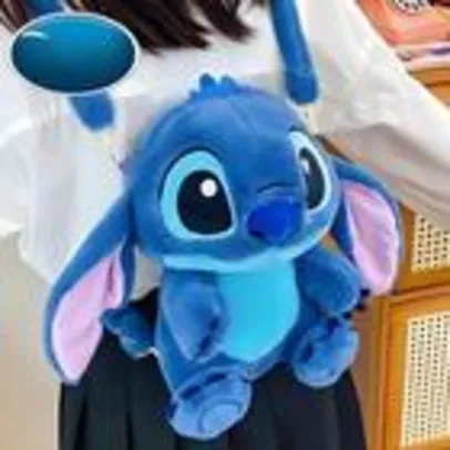 [Taxa Inclusa] Mochila Infantil de Pelúcia Stitch - Lilo & Stitch