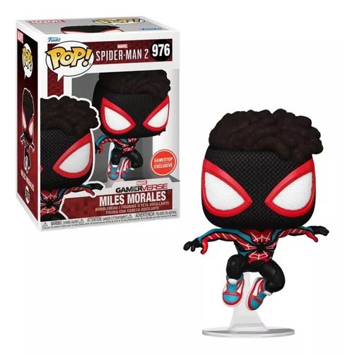 Boneco Funko Pop! Games Spiderman 2 Miles Morales Evolved Suit