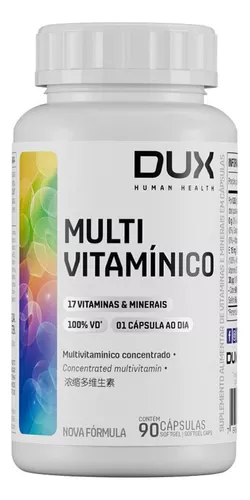 Multivitamínico - Pote 90 Cápsulas Dux Nutrition Sabor Sem sabor Tamanho Natural