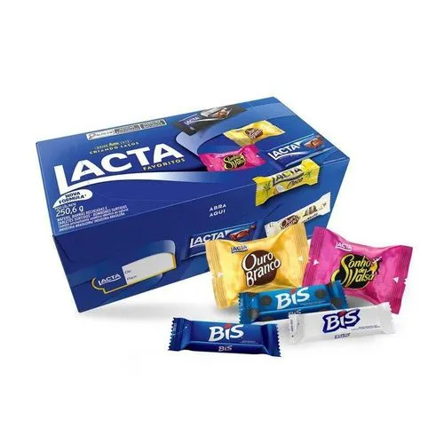 [Compre 2 / Cashback Dinerama R$7 und. / Contas inativas] Caixa de Bombons Variedades Chocolate Lacta Favoritos 250g