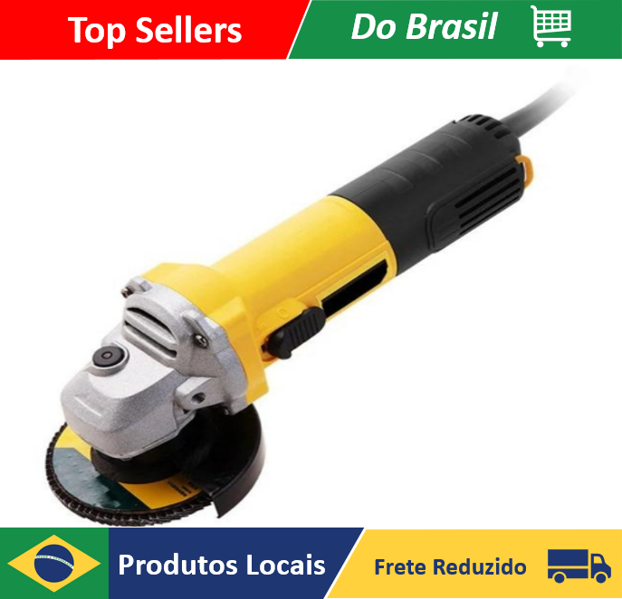 [Do Brasil] Esmerilhadeira Lixadeira Angular 220v
