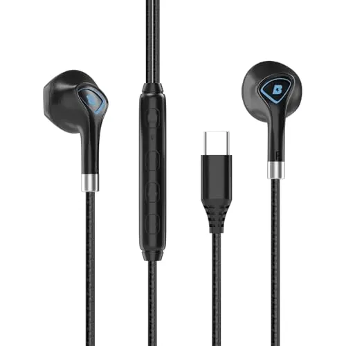 Fone de Ouvido com Fio, Entrada Tipo C (USB-C)