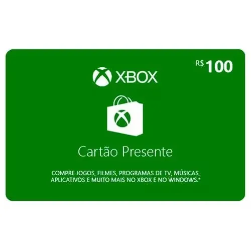 GIFT CARD XBOX - R$100