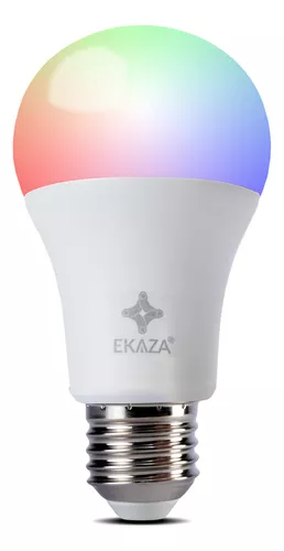 Lâmpada Inteligente Ekaza Ekhm-T609 Rgb A60 9W+3RGB Smart Alexa e Google Home