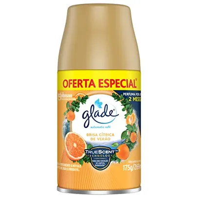 (REC)Glade Aromatizador de Ambiente Automático, Glade Refil, Odorizador de Ambiente, Brisa Cítrica de Verão, 269ml