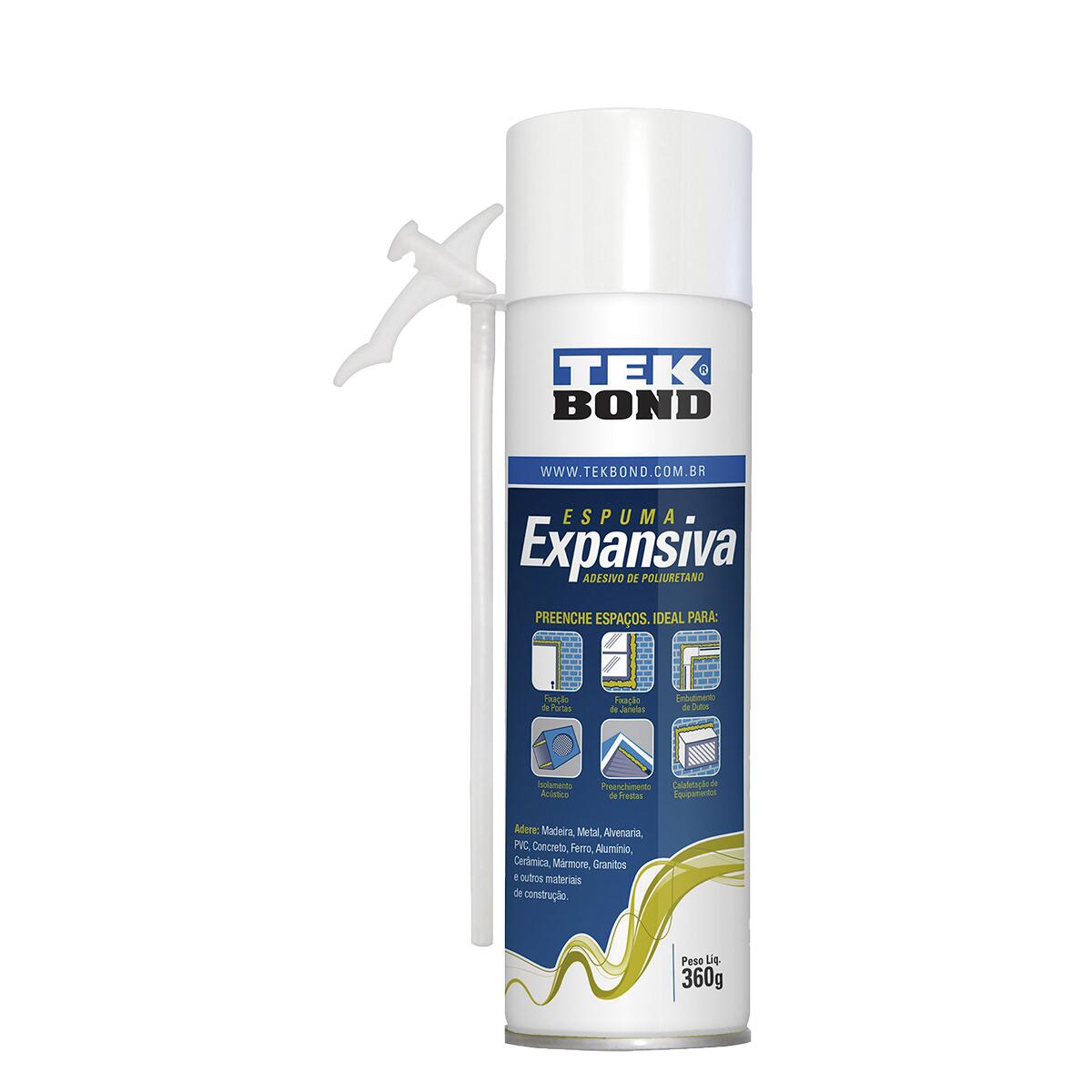 Espuma Expansiva Tekbond Pu 360G/500Ml