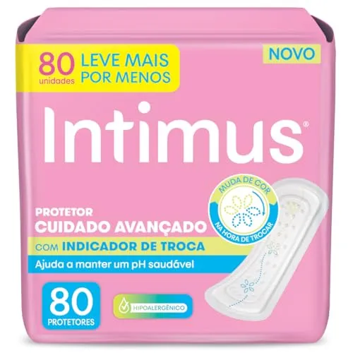 (REC)Intimus Protetor Diário com Indicador de Troca - 80 unidades