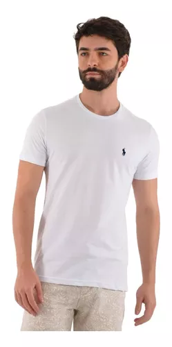 Camiseta Ralph Lauren Custom Fit Branca