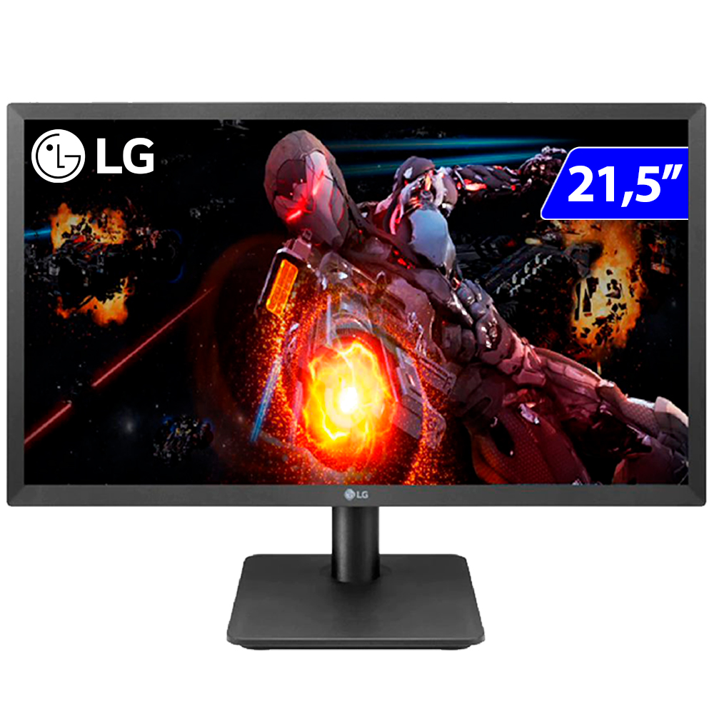 Monitor Gamer Lg 21.5" Va Full Hd Hdmi 75Hz Amd Freesync 22Mp410-B - Preto - Bivolt