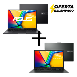 Notebook ASUS Vivobook 16X K3605ZF-N1420W Indie Black + Notebook ASUS Vivobook Go 15 E1504FA-NJ1291 Mixed Black