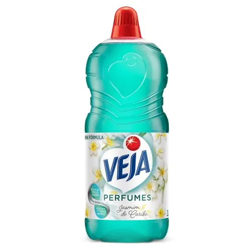 Veja Limpador Perfumado Jasmin Do Caribe - 2L Azul