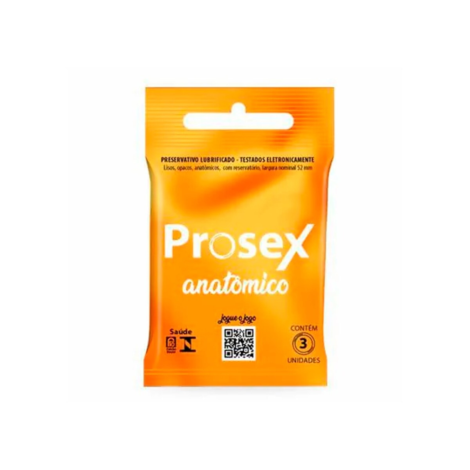 Preservativo Prosex Anatômico Premium 3 Unidades