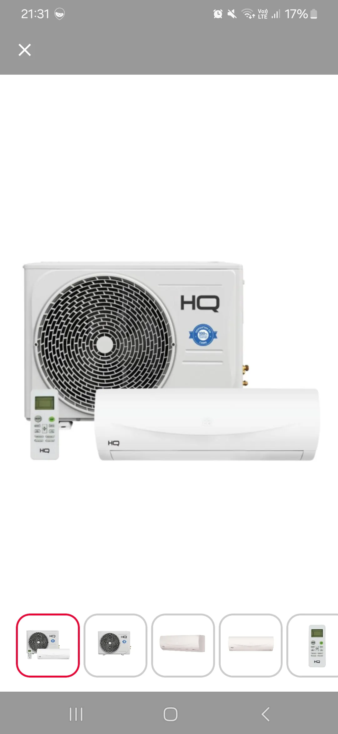 Ar Condicionado Split hq Hi Wall 9.000 BTU/h Frio Monofásico Branco CFHQ09POS2AX - 220V