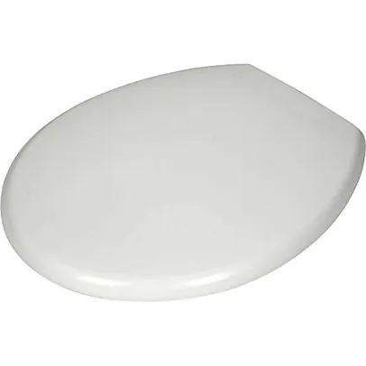 Assento Sanitário Universal Oval Plus Almofadado Branco