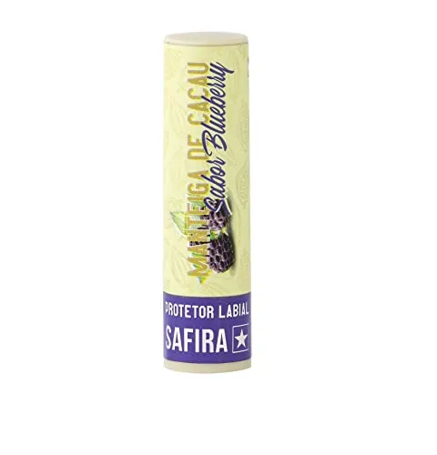 [+Por- R$4] Safira Protetor Labial Manteiga De Cacau Sabores Linha Care Sabor Blueberry Cr62281