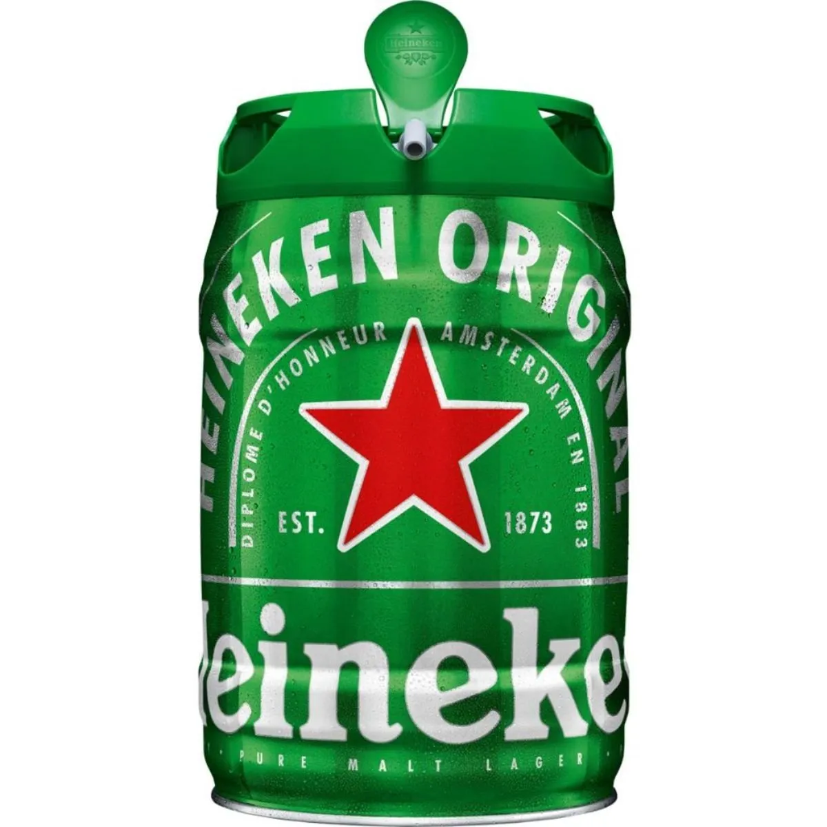 [LV04 R$ 79 cada] Cerveja Lager Premium Heineken Barril 5 Litros