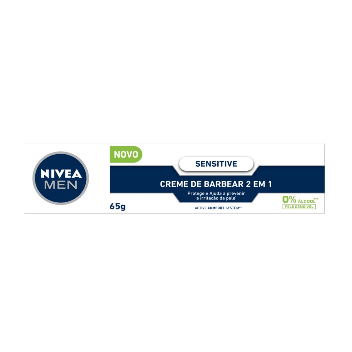 Creme de Barbear Nivea Men Sensitive 2 em 1 65g