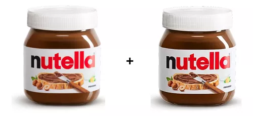 Kit 2 Nutella Creme De Avelã Com Cacau Ferrero 140g