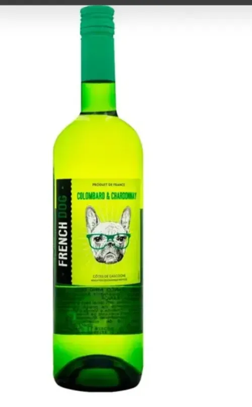 [Leve 4 / Cada R$ 14]Vinho Branco Seco Yvon Mau French Dog