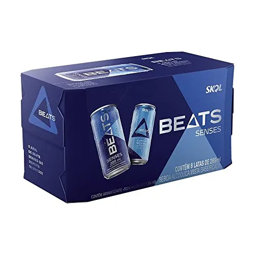 (REC)Pack de Drink Pronto Beats Senses 269ml Lata 8 Unidades