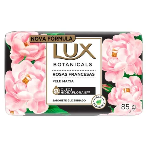 [LV04PG03 R$ 1,57 cada] Sabonete em Barra Lux Botanicals Rosas Francesas 85g