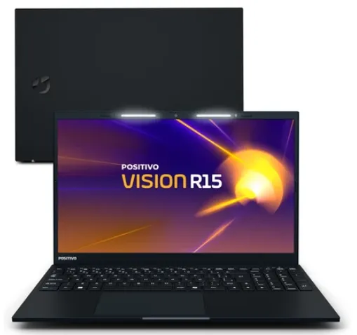 Notebook Positivo Vision R15 AMD® Ryzen 7-5700U Linux 8GB RAM 256GB SSD 15.6” Full HD IPS Lumina BAR