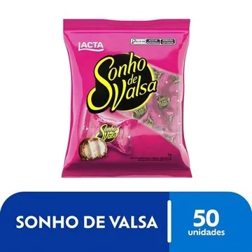 [LV04 R$37,40 cada] Chocolate Lacta Sonho de Valsa Pacote 1 Kg