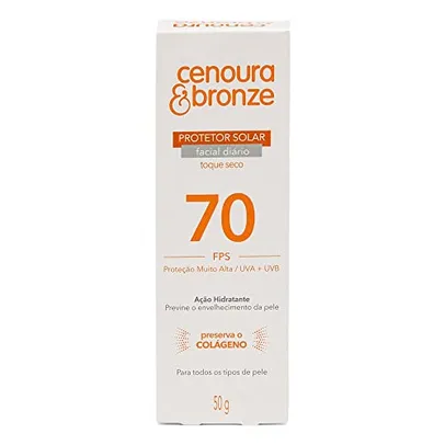 [REC/+por- R$20] Cenoura e Bronze Protetor Solar Facial Fps70 - 50 g