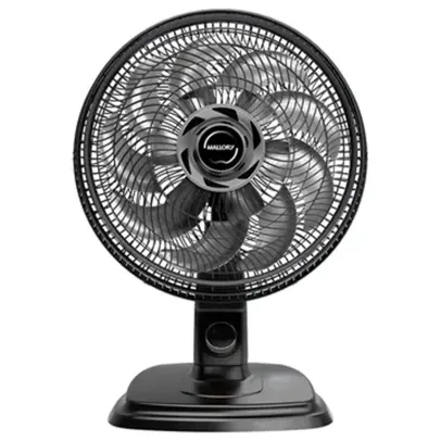 Ventilador Mesa Mallory EGEO 2 em 1, 40cm com 3 Velocidades, Preto