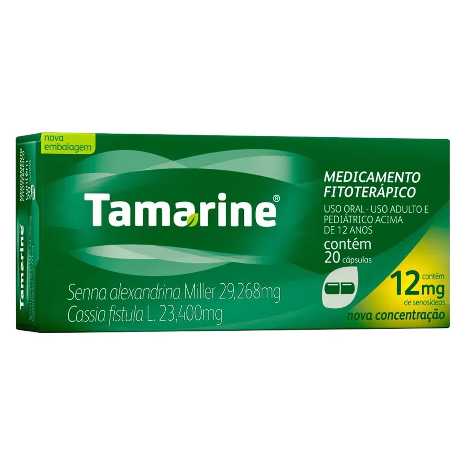 Tamarine 12mg 20 Capsulas