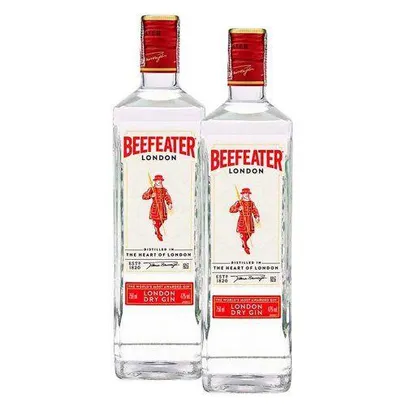 [66R$ a Unidade] Kit de Gin Dry 750ml com 2 unidades Beefeater