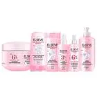 Elseve Glycolic Gloss Kit - Shampoo + Condicionador + Creme Super + Sérum + Tratamento + Creme Antiporosidade