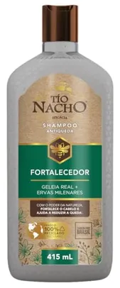 Tio Nacho - Shampoo Fortalecedor Ervas Milenares, 415ml, cabelos fortes e brilhantes