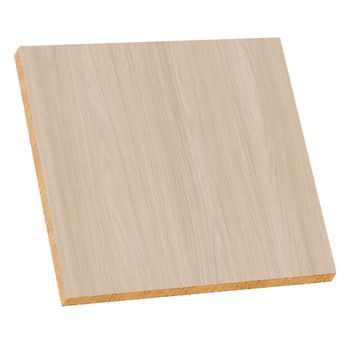 MDF Carvalho Bali Leo 214 6mm 2750x1850mm 2 Faces com 1 face Branco Leo