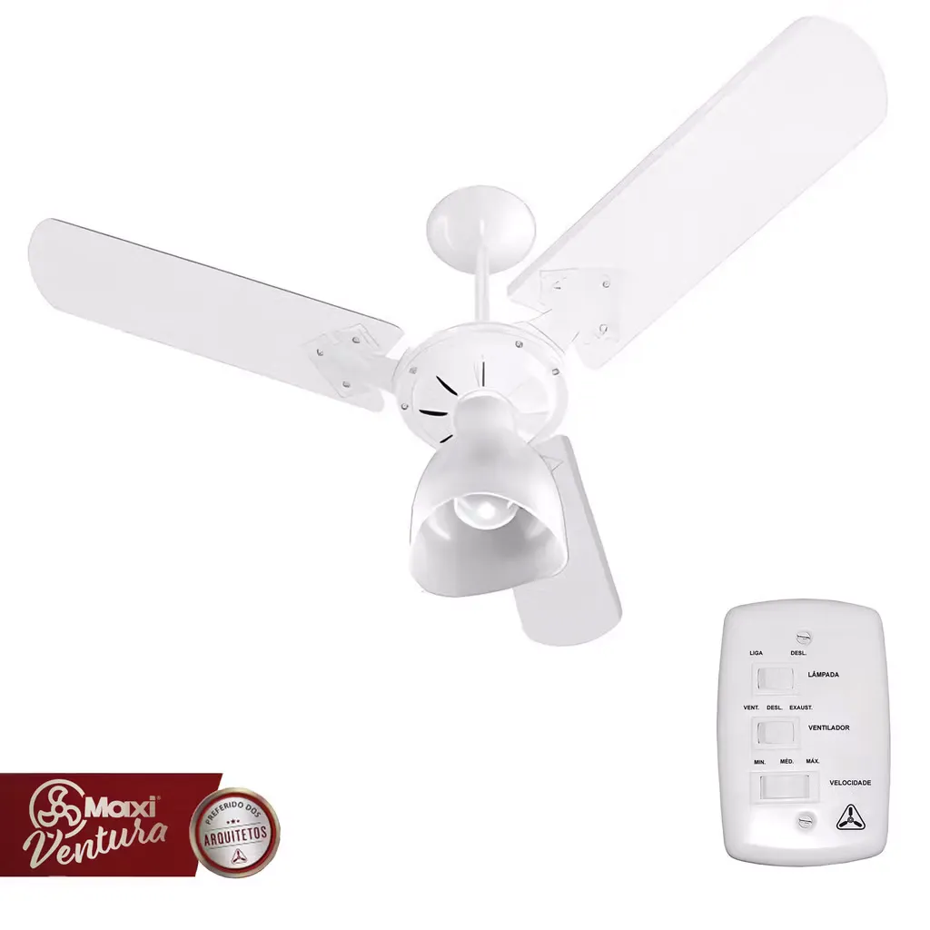 Ventilador De Teto New Maxi Ventura 110V Branco