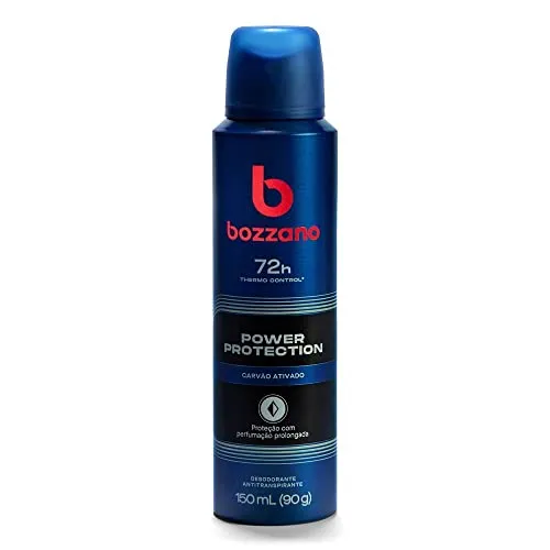 [REC/Leve 4] Bozzano Desodorante Aerossol Antitranspirante Masculino Power Protection 150Ml