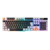 Teclado Semi-Mecânico Gamer Rise Mode G1, Rainbow, USB, Preto e Cinza - RM-TG-01-BG