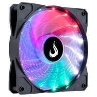 Ventoinha Rise Mode Wind, Rainbow, 120mm, Preto - RM-WN-02-RGB