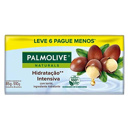 Sabonete Em Barra Palmolive Naturals Hidratação Intensiva 85G Promo Leve 6 Pague 5