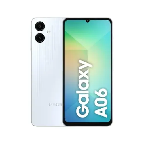 Smartphone Samsung Galaxy A06 128GB, 4GB RAM, Processador Octa-Core, Bateria de 5000mAh, Tela Infinita de 6.7, Câmera Traseira Dupla, Dual Chip