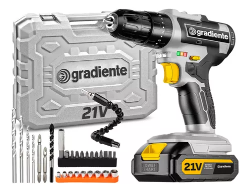 Parafusadeira Furadeira 3/8 Profissional 21v - Gradiente