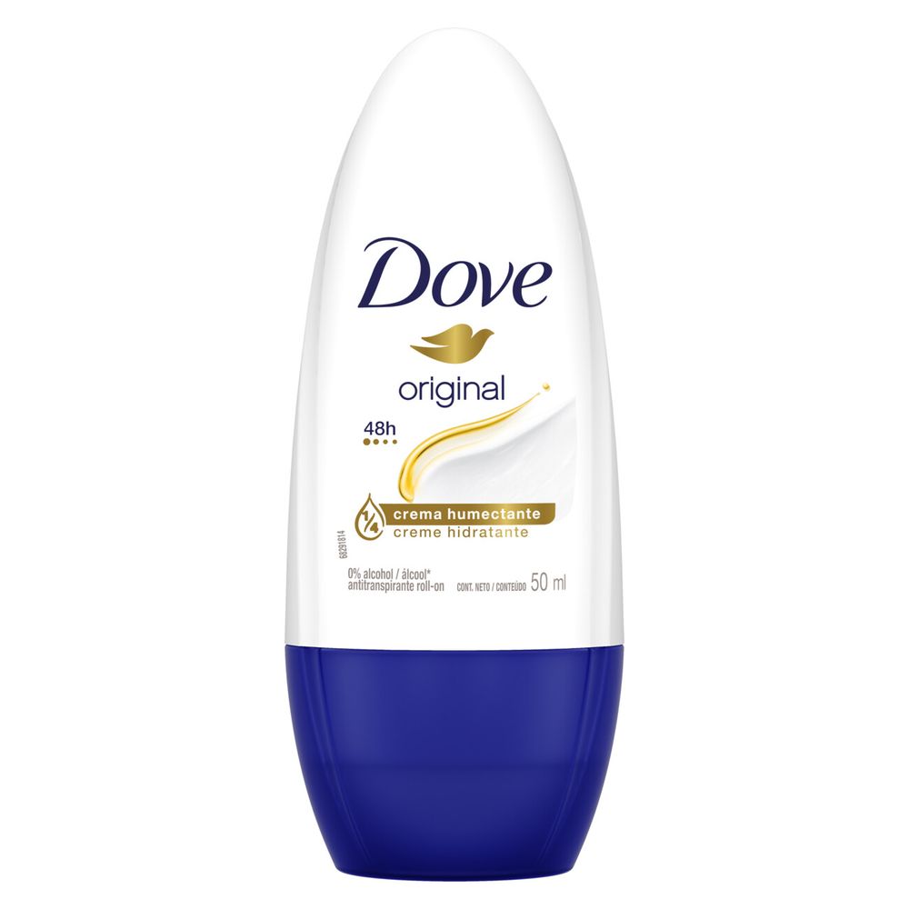 [Lv3Pg2 R$ 17,18] Desodorante Antitranspirante roll-On dove Original 50ml