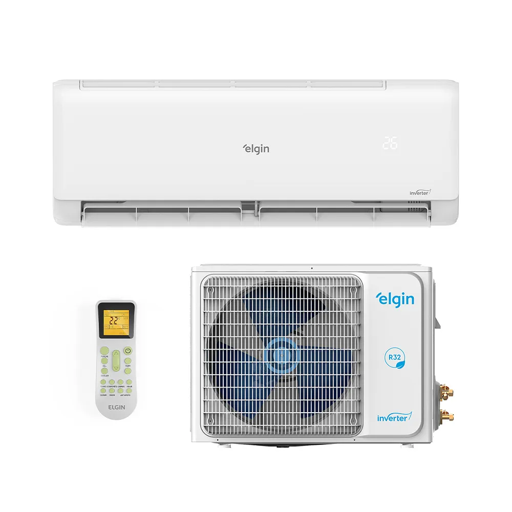 Ar Condicionado Split Hw Eco Inverter II Wifi R-32 Elgin 12000 Btus Frio 220V 45HJFI12C2WB